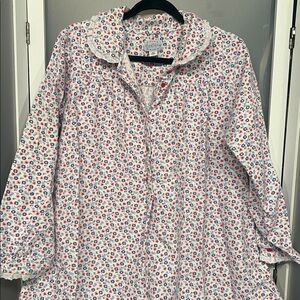 Lanz of Salzburg cotton flannel nightgown L